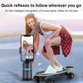Q14 AI Smart Tracking-telefonstativ med Bluetooth-fjernkontroll - svart