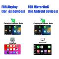 Q1A 4-i-1 trådløs CarPlay/Android Auto-adapter med AirPlay/MirrorLink - svart