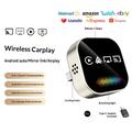 Q1A 4-i-1 trådløs CarPlay/Android Auto-adapter med AirPlay/MirrorLink - svart