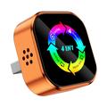 Q1A 4-i-1 trådløs CarPlay/Android Auto-adapter med AirPlay og MirrorLink - Oransje / Fargerik