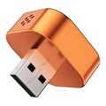 Q1A 4-i-1 trådløs CarPlay/Android Auto-adapter med AirPlay og MirrorLink - Oransje / Fargerik