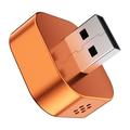 Q1A 4-i-1 trådløs CarPlay/Android Auto-adapter med AirPlay og MirrorLink - Oransje / Fargerik