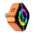 Q1A 4-i-1 trådløs CarPlay/Android Auto-adapter med AirPlay og MirrorLink - Oransje / Fargerik