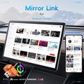 Q1A 4-i-1 trådløs CarPlay/Android Auto-adapter med AirPlay og MirrorLink - Oransje / Fargerik