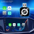 Q1AS 4-i-1 trådløs CarPlay- og Android Auto-adapter med AirPlay/MirrorLink - svart