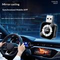 Q1AS 4-i-1 trådløs CarPlay- og Android Auto-adapter med AirPlay/MirrorLink - svart