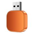 Q1AS Diamond Cut 4-i-1 trådløs Android Auto- og CarPlay-adapter - gull / oransje