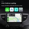 Q1AS Diamond Cut 4-i-1 trådløs Android Auto- og CarPlay-adapter - sølv / oransje