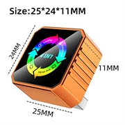 Q1BVS 4-i-1 Android Auto/CarPlay-adapter med AirPlay og MirrorLink - oransje