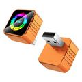 Q1BVS 4-i-1 Android Auto/CarPlay-adapter med AirPlay og MirrorLink - oransje