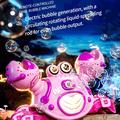 Q227 RC-robotkrabbe for barn med boblespray og musikk - rosa