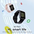 Q23 smartklokke med pulsmåler - IP68, 1.69" HD