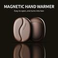 Q26 2-i-1 magnetisk håndvarmer med kaffebønner, 5000mAh - brun