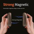 Q26 2-i-1 magnetisk håndvarmer med kaffebønner, 5000mAh - brun