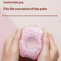 Q32 Donutformet håndvarmer 4000mAh - rosa