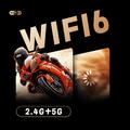 Q6 720P Android-projektor med Wi-Fi 6, HDMI/USB/AV - hvit