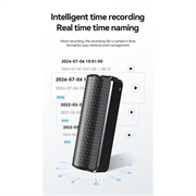 Q70A Smart AI-stemmeopptaker med ChatGPT-transkripsjon og oversettelse