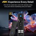 Q8 Android 14 Smart TV-pinne med stemmefjernkontroll og skjermdeling