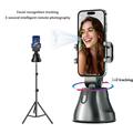 Q8 Auto Face Tracking Phone Gimbal Stand for Vlog - Svart