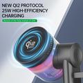 QI2.2 25W magnetisk trådløs ladestasjon med Bluetooth-høyttaler og RGB