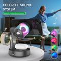 QI2.2 25W magnetisk trådløs ladestasjon med Bluetooth-høyttaler og RGB