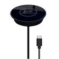 QR02 Qi 2.2 25W magnetisk trådløs lader for montering på skrivebord, møbler og i bil