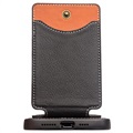 Qialino Business Style iPhone 12 Pro Max Skinndeksel - Svart