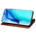 Qialino Classic Huawei P50 Lommebok-deksel I Lær - Brun