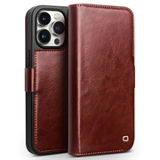 iPhone 15 Pro Max Qialino Classic Lommebok-deksel I Lær