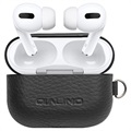Qialino Premium AirPods Pro Lærveske - Svart