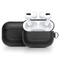 Qialino Premium AirPods Pro Lærveske - Svart