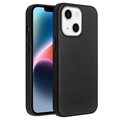 Qialino Premium iPhone 12 Pro Max Lærdeksel - Svart