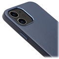 Qialino Premium iPhone 12 Mini Skinndeksel - Blå