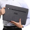 Qialino vannavstøtende laptop-veske i nanotekstil med håndtaksrem - 13" - grå
