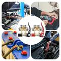 4-veis batteriklemmer med hurtigkobling for 12 V/24 V biler, lastebiler og campingvogner - 2 stk.