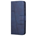 Samsung Galaxy A32 (4G) Quilted Series Lommebok-deksel med Stativ - Blå