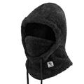 Qunature Arctic Velvet Ski Balaclava med trippel isolasjon - M - Svart