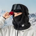 Qunature Arctic Velvet Ski Balaclava med trippel isolasjon - M - Svart