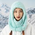 Qunature Arctic Velvet Ski Balaclava med trippel isolasjon - M - Mynte