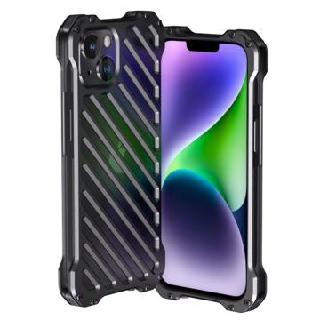 R-Just RJ-50 iPhone 14 Plus Aluminiumslegering Deksel - Svart