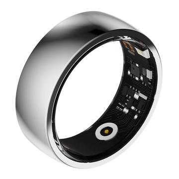 R09M Helseovervåking Smart Ring - Størrelse: 21.8mm - Sølv