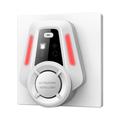R1 Smart ultralydsskadedyrskremmer med LED-indikator - stikkontaktmodell - hvit