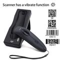 R40 Trådløs 2D-strekkodeskanner med ladestasjon - Bluetooth, 2.4GHz - Svart
