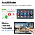 R911A 9" Android 15-bilstereo med CarPlay/Android Auto og ryggekamera