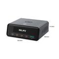 RELIFE Q8 165W GaN hurtigladestasjon - 4x USB-C/1x USB-A - grå