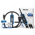 RELIFE XA7 2-i-1 USB-C-kabel for hurtiglading med digitalt display - svart