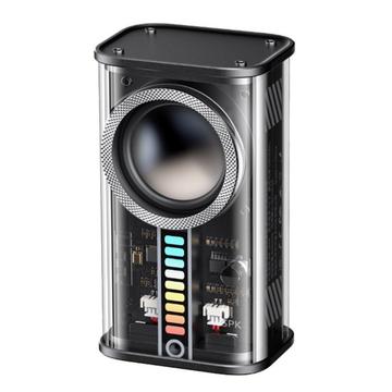 REMAX RB-M68 Clear Mecha trådløs trådløs høyttaler bærbar mini 3D-subwoofer Bluetooth-høyttaler - svart