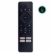 RF439B stemmefjernkontroll med Google Assistant for Philips-TV-er - svart