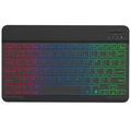RGB-030 10-tommers trådløst Bluetooth-tastatur med RGB-bakgrunnsbelysning - US Layout