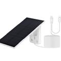 RH-P09 5V, 2W ETFE monokrystallinsk solcellepanel for camping - IP65, med Lightning- og USB-C-kabel
